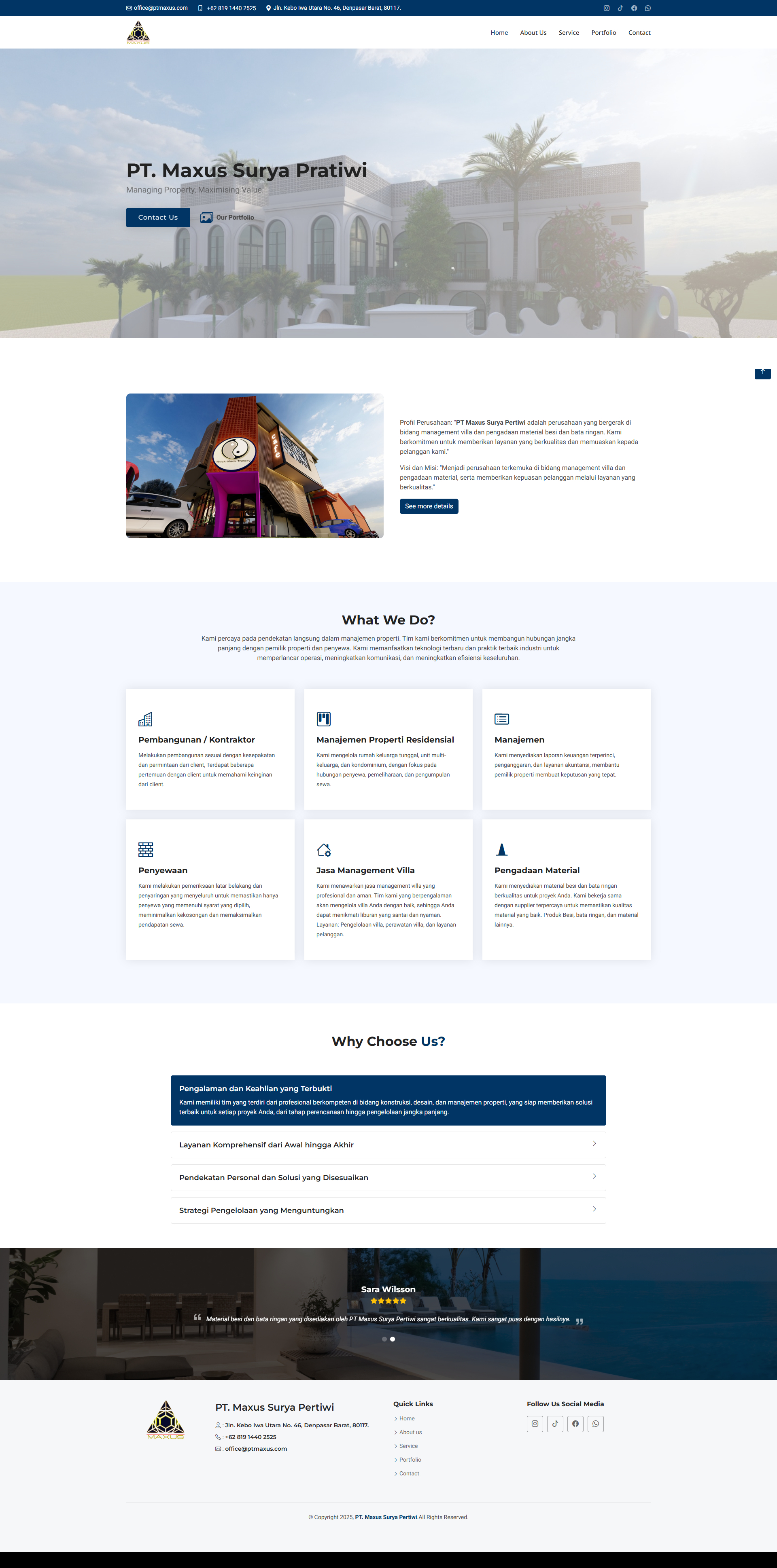 PT. Maxus Surya Pratiwi